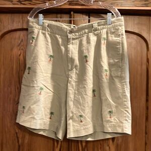 T. Harris London khaki palm trees 36